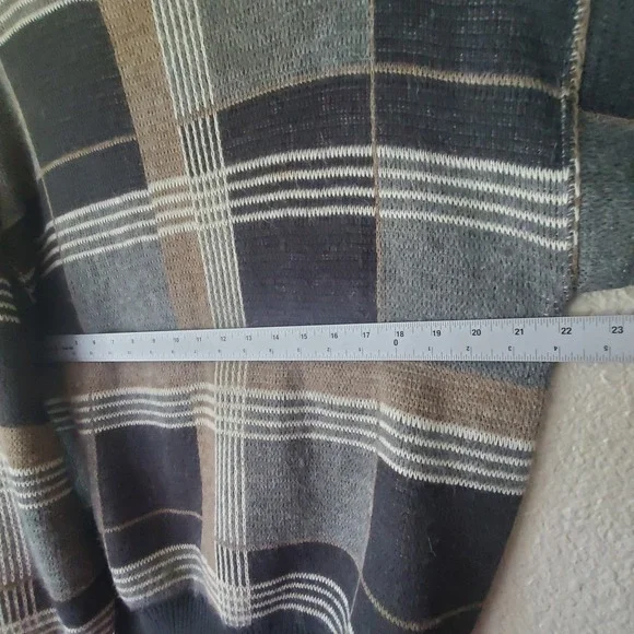 Saint Laurent Men's Plaid Sweater - Picture 4 of 6